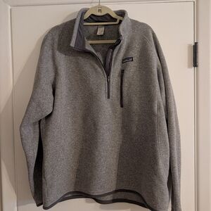 Patagonia Men’s Half-Zip Fleece Pullover - Heather Gray